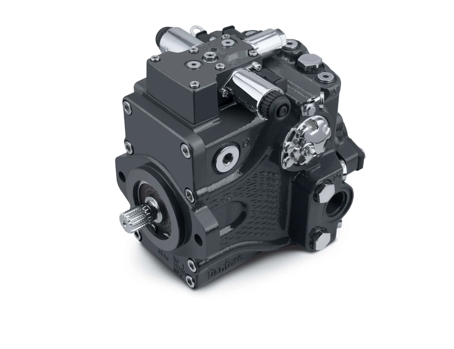Аксиально-поршневой насос Danfoss 83093051, 45 см³/об, MP1-P-45R-AM-NNN-MG8-C4-F-G4-S-D22-B-250-250-NN-N-28-C1-RAF-NNN-NNNN — фото 1